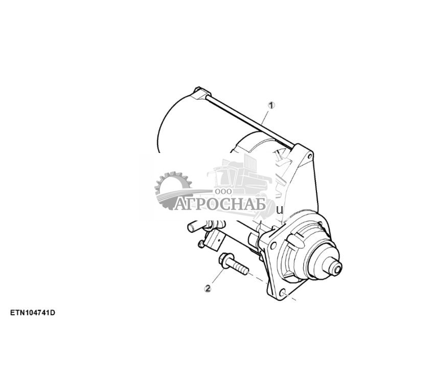 Стартер, 15,0 L, двигатель FT4 - ST811142 175.jpg